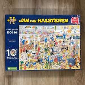 Jan Van Haasteren 10th Anniversary 1000 pc Comic Puzzle “The Studio” - Jumbo